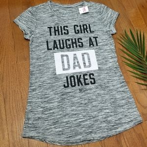 Girls Gray Shirt Size 10